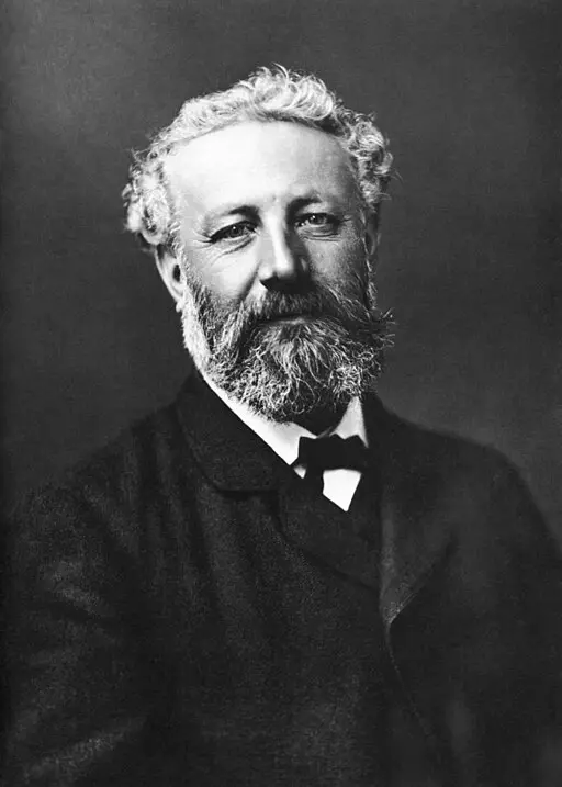 Portrait of Jules Verne with a beard, photographed by Félix Nadar